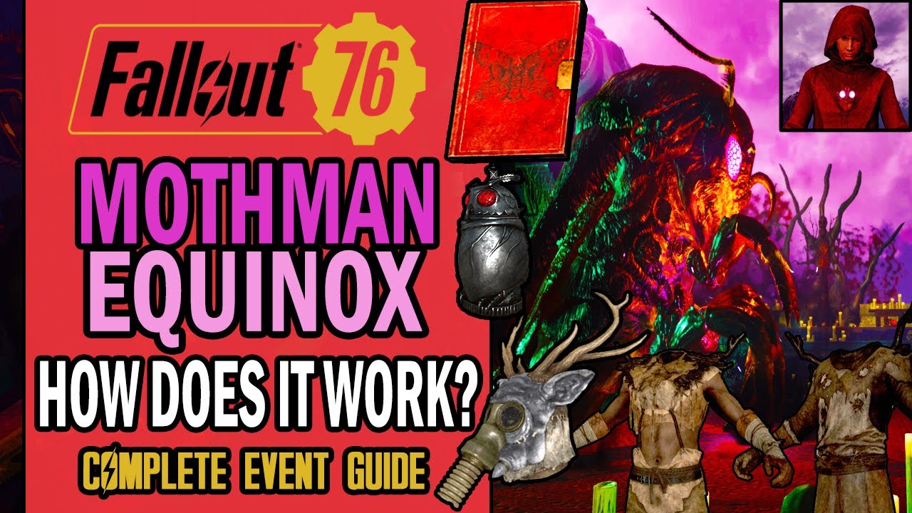 Mothman Equinox Event Guide with 10 New Rewards & Lore Locations | Fallout 76 Night of the Moth