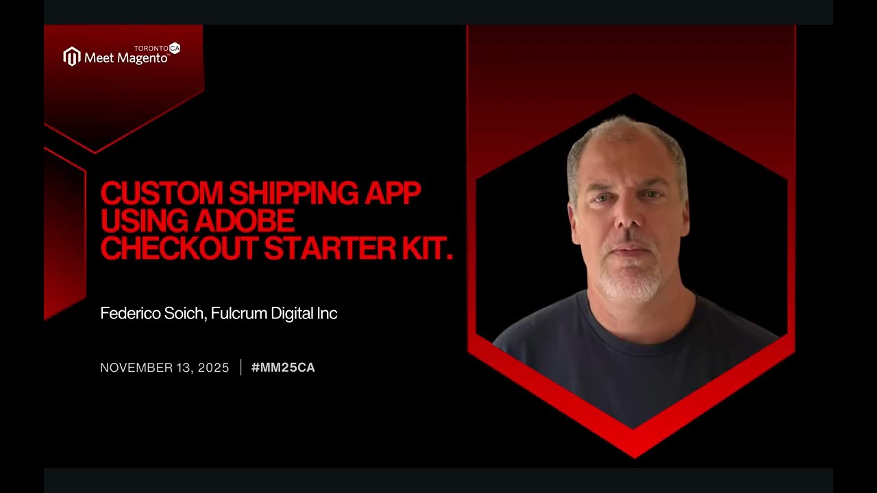 MM25CA - Custom shipping app using Adobe checkout starter kit - Federico Soich