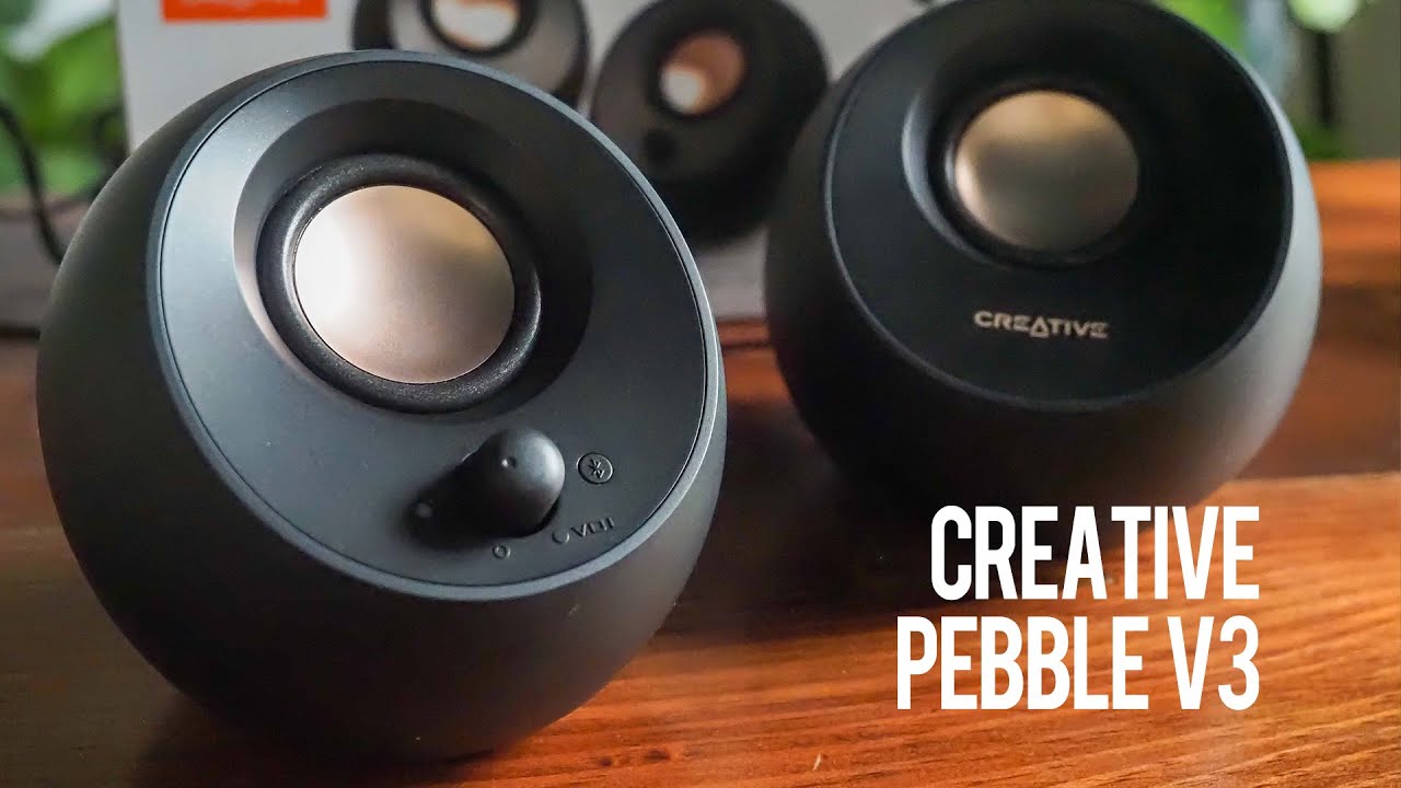 Creative Pebble V3: Stylish Yet Powerful Minimalistic Speakers
