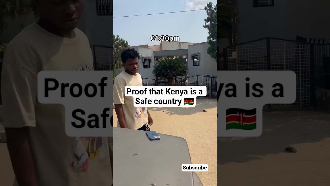 Proof that Kenya is a safe country..... 