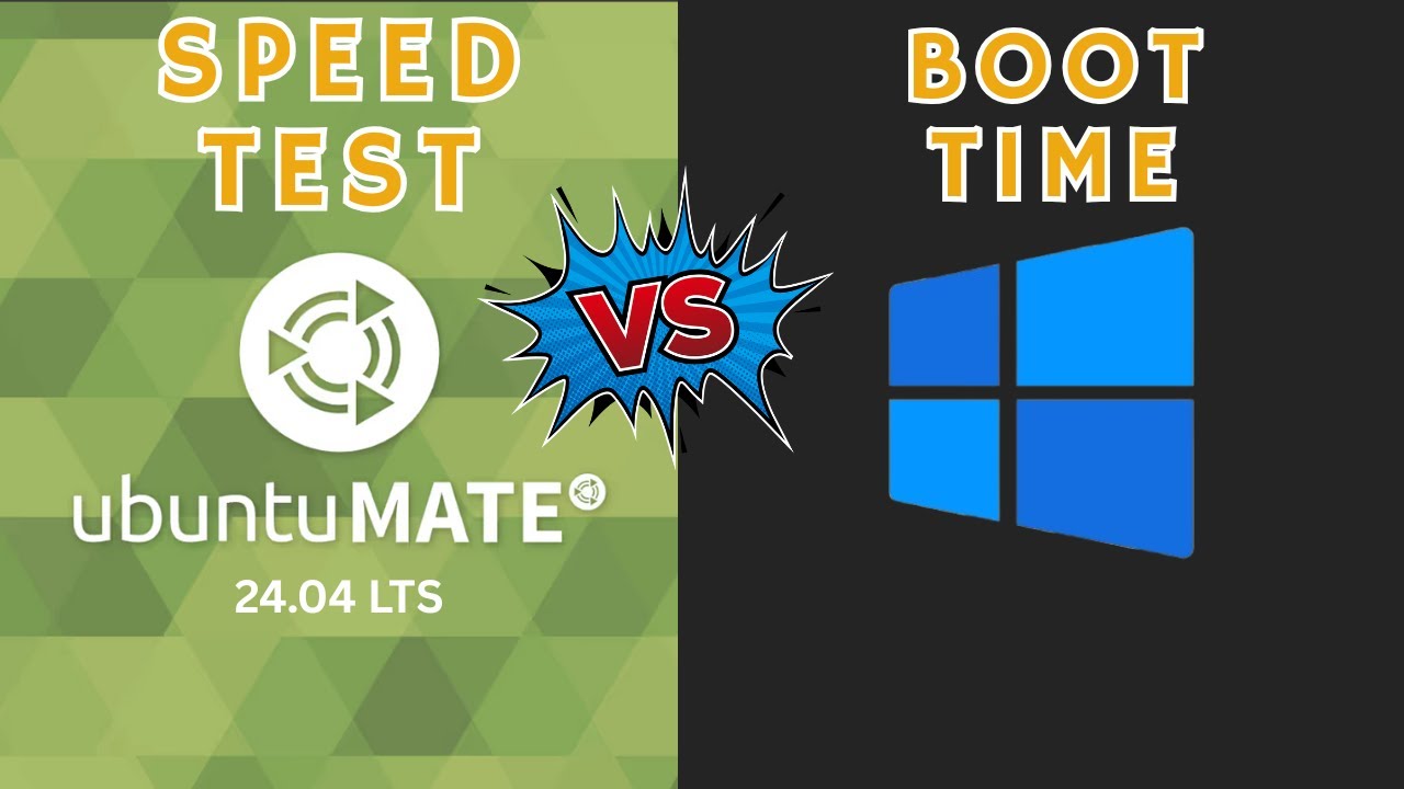 Ubuntu Mate 24.04 LTS vs Windows 11: Speed Test | Boot Time