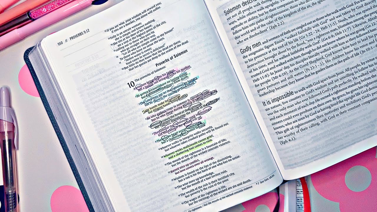 How to Write and Highlight in Your Bible : Best Products pt1   #biblejournalling #stationery