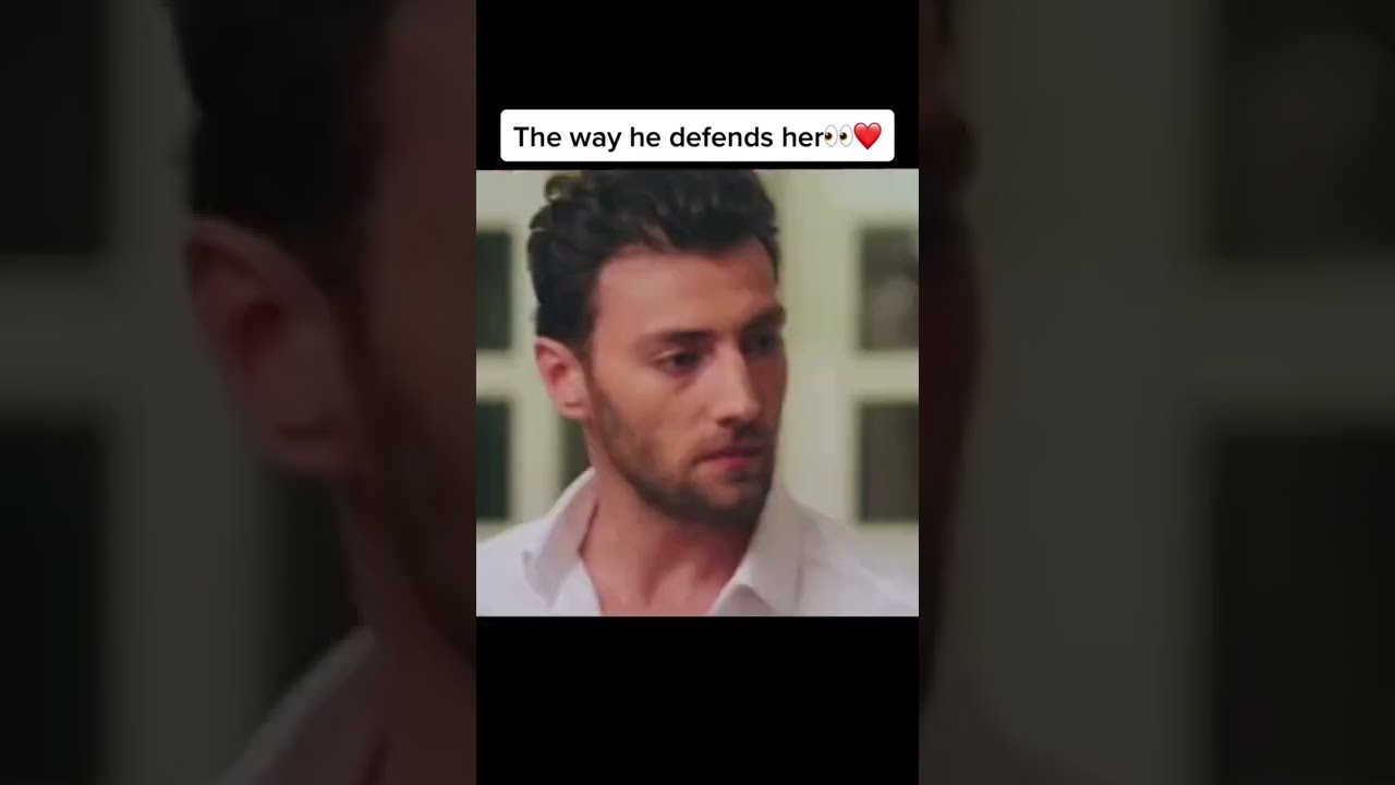 The way he defends her 🥺😌👀 | Turkish Drama cute status #shorts