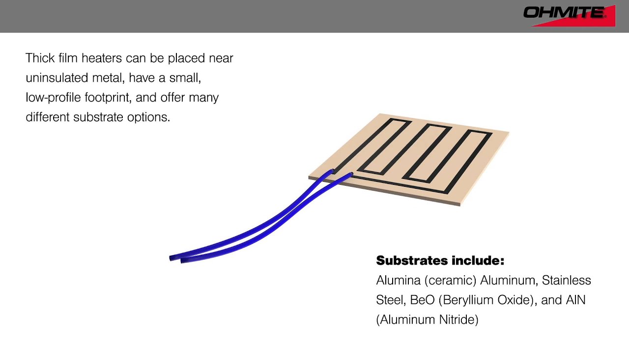 EEWeb Whiteboard - Ohmite Thick Film Heaters
