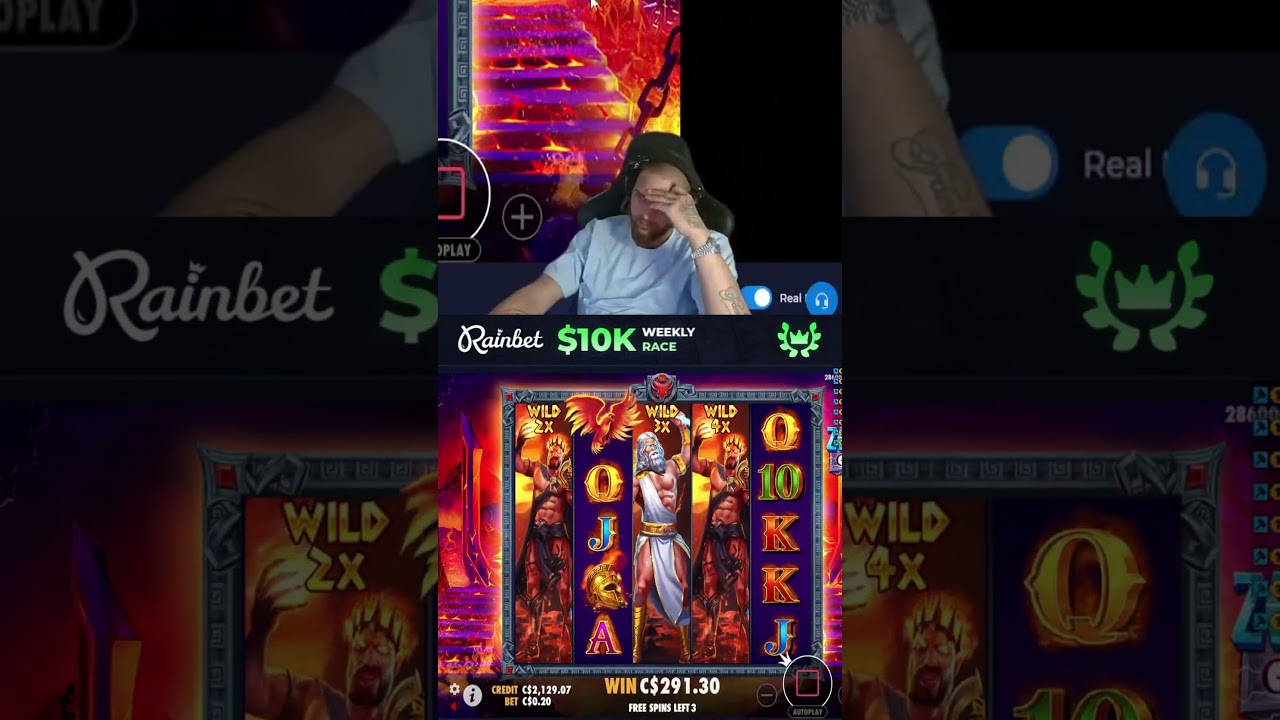 Zeus vs hades hitting again, big win!  #casino #gambling #gamble #rainbet #slots