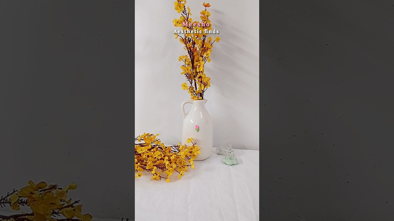 🌸 Beautiful Ceramic Flower Vase 🌸 | Aesthetic Home Decor Under Budget #meeshofinds