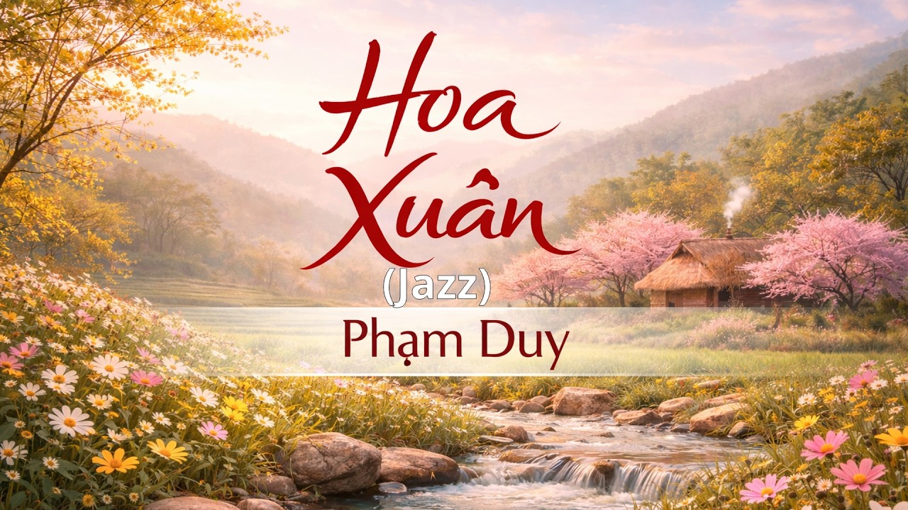 Hoa Xuân (Phạm Duy) – Jazz Nhẹ Nhàng | Acoustic Chill
