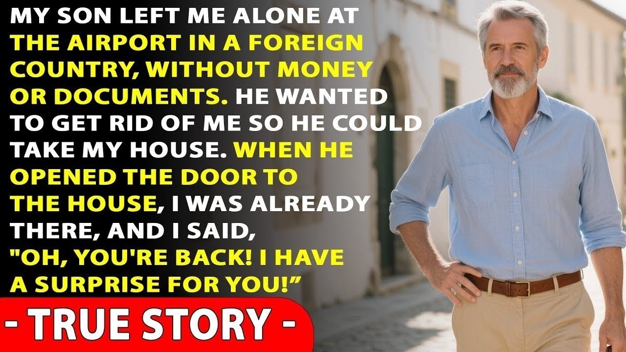 My Son Left Me In A Foreign Country, But When He Returned Home, He Couldn't Believe His Eyes