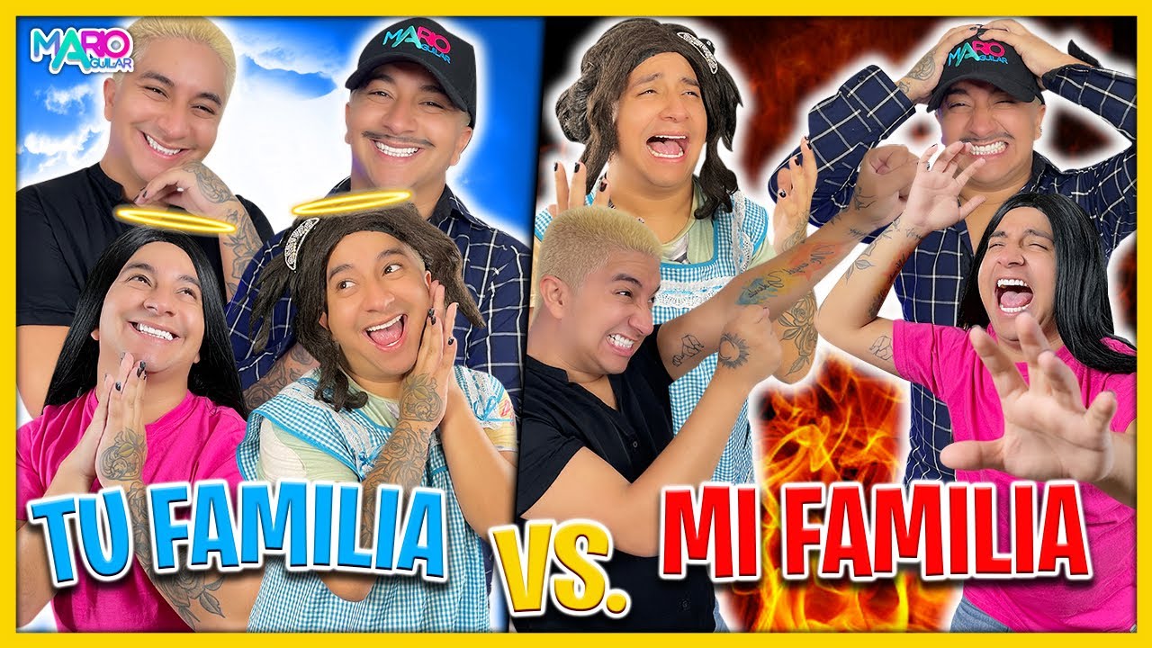 Tu familia Vs mi familia 👨‍👩‍👧‍👦
