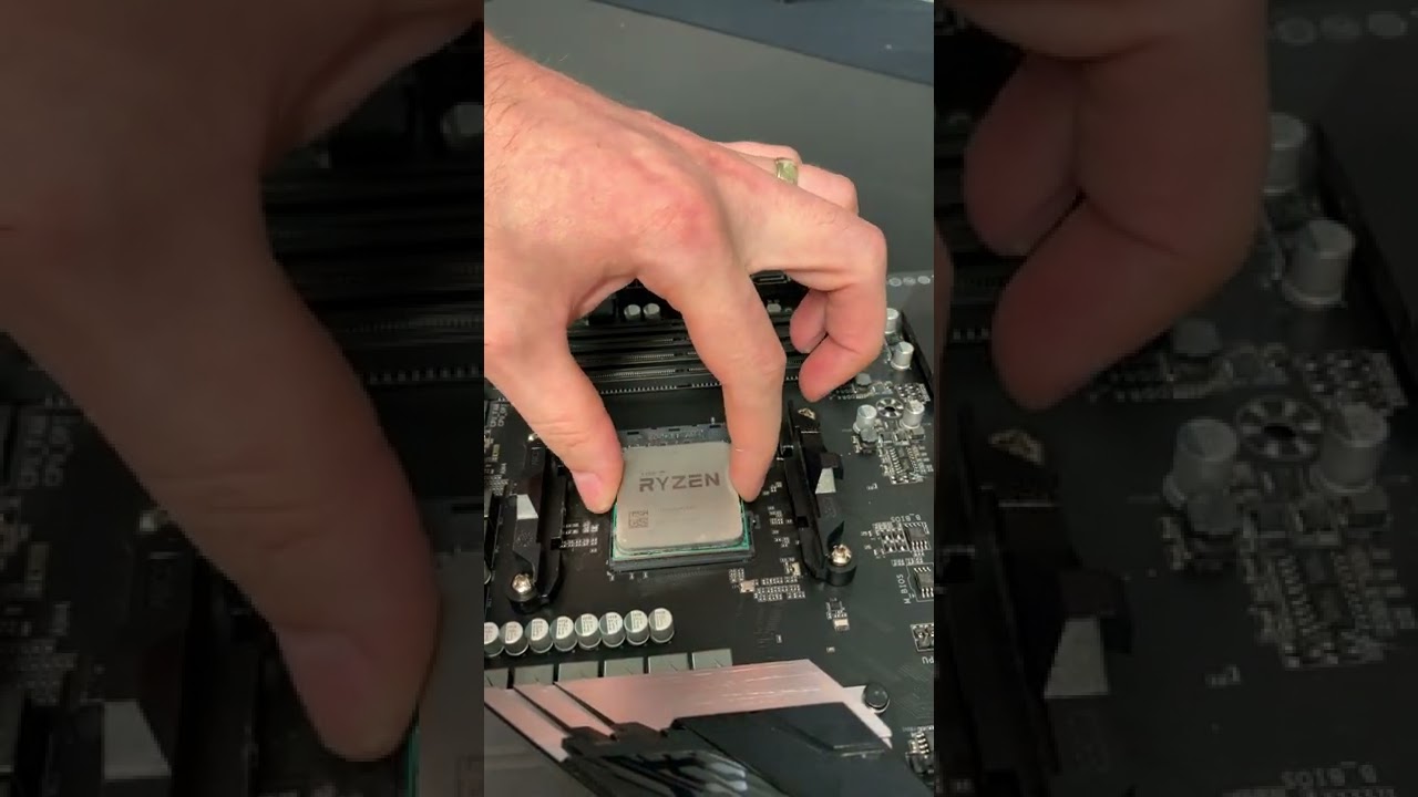 Installing an AMD Ryzen 7 1700.  #Shorts