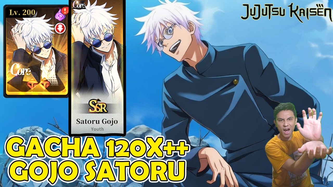 GACHA 120 TICKET DAN 900 FRAGMENT UNTUK UPGRADE GOJO SATORU YOUNG - JUJUTSU BOUND SPIRITS