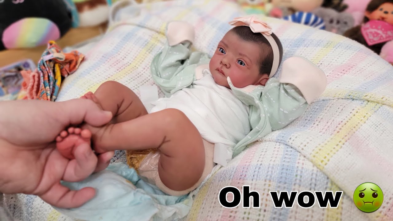 Morning Routine for Newborn Baby| Changing Reborn Baby| Poop Explosion