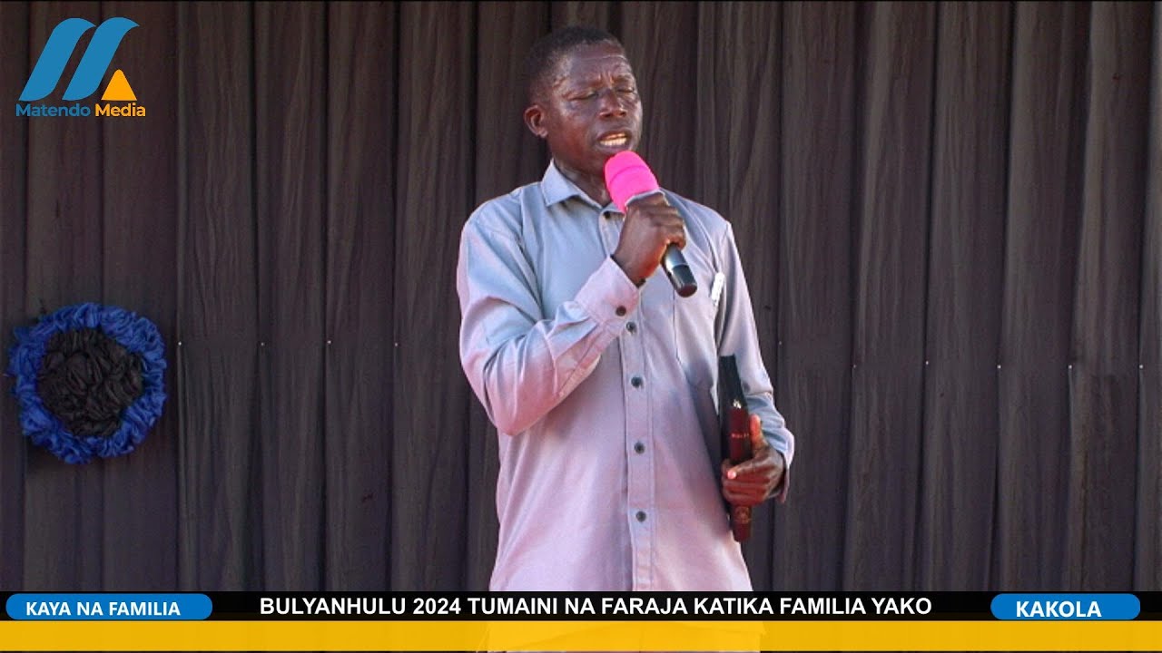 🔴LIVE : BULYANHULU 2024 TUMAINI NA FARAJA KATIKA FAMILIA