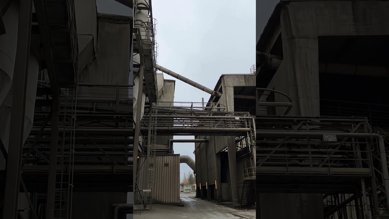 Cement plant inspection with the Elios 3 drone #cement #inspection #drone