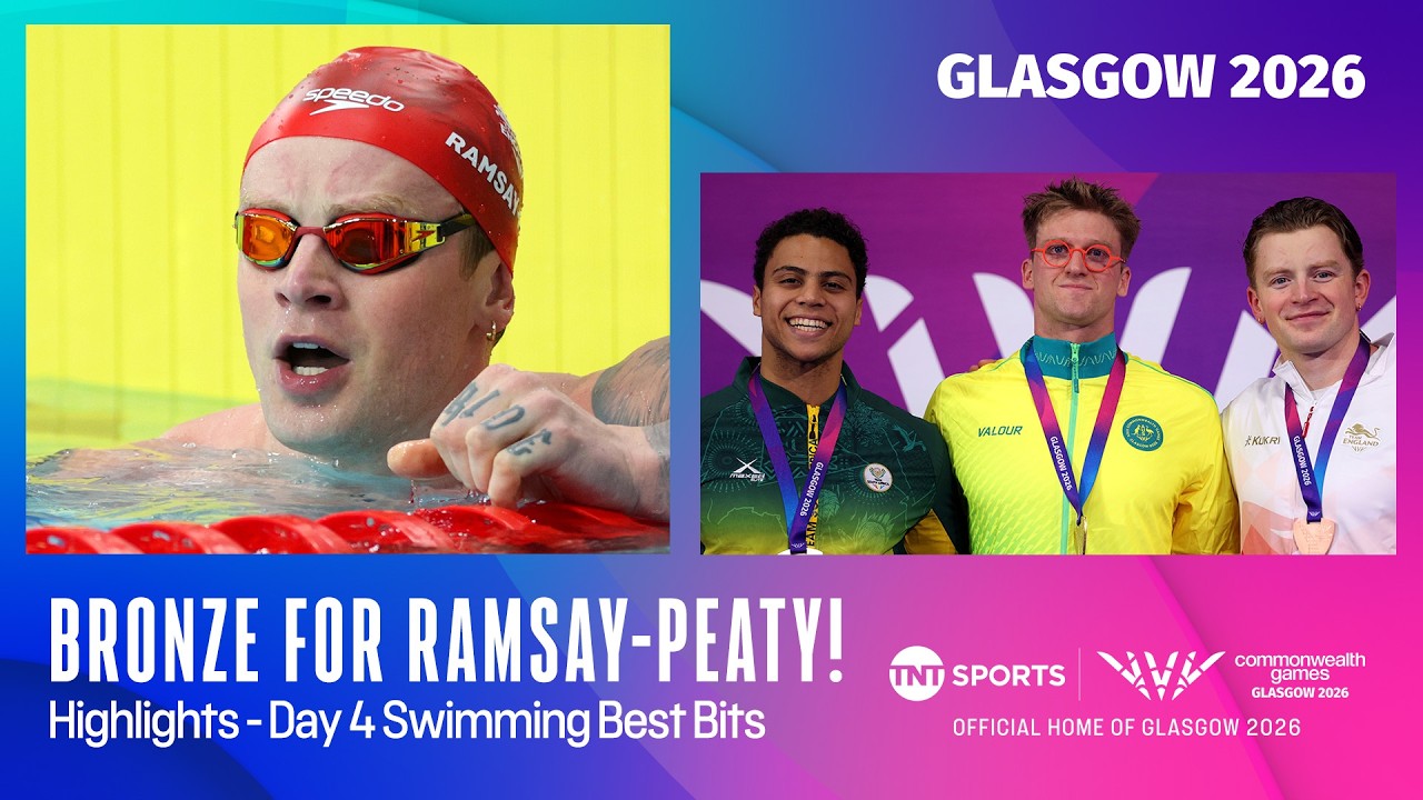 RAMSAY-PEATY MISSES OUT ON GOLD! 🏊 | Swimming Best Bits Glasgow 2026 Commonwealth Games