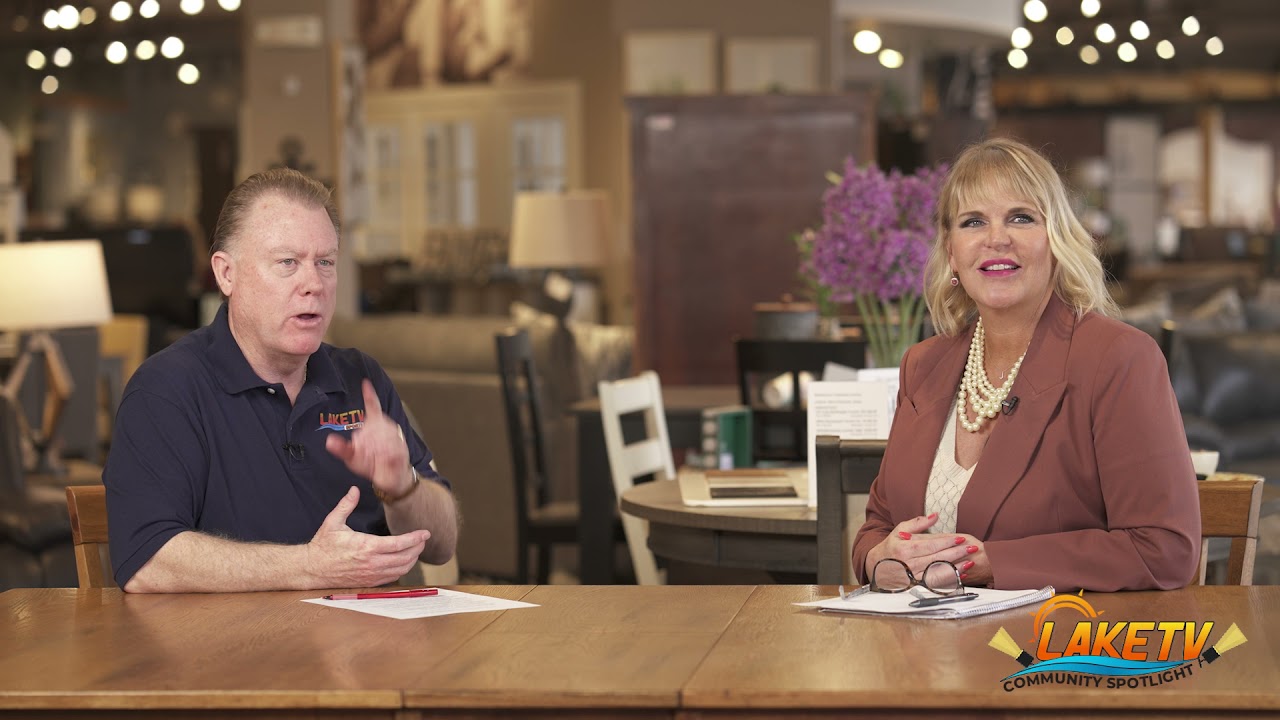 Lake TV Community Spotlight Show - Jill Ray of Slumberland Furniture at the Lake
