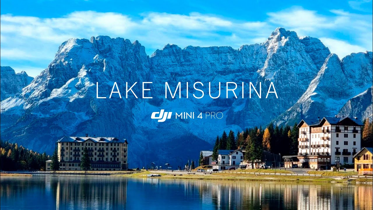 Lake Misurina, Dolomites - [DJI Mini 4 Pro, 4K]