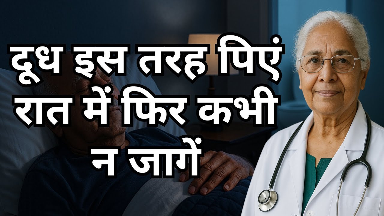 सीनियर्स: पूरी रात नींद नहीं आती? दूध को इस तरीके से पिएं – कुछ ही रातों में गहरी नींद!