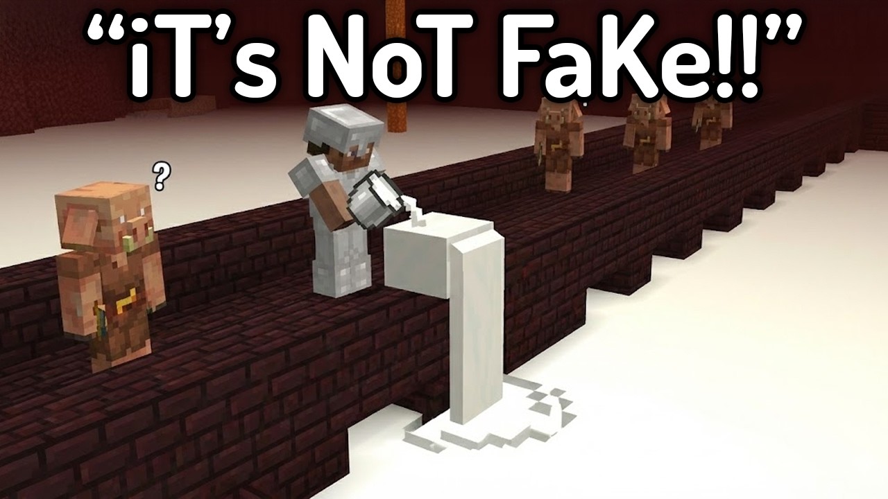 The Most HILARIOUS FAKE Minecraft Speedruns EVER