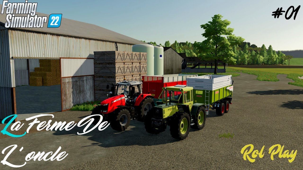 La Ferme De L' oncle | Episode 1 | Nouveau Départ ! (RolePlay) | Farming Simulator 22 |