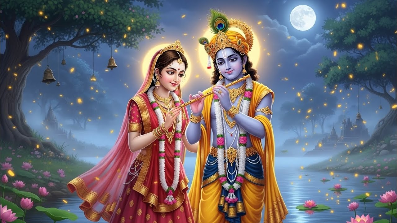 Hare Krishna Hare Krishna | Peaceful Krishna Bhajan | Divine Mantra for Meditation & Inner Peace 