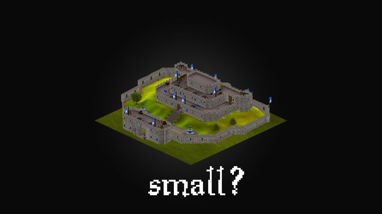 Why is everything in Runescape ˢᵒ ˢᵐᵃˡˡ ?