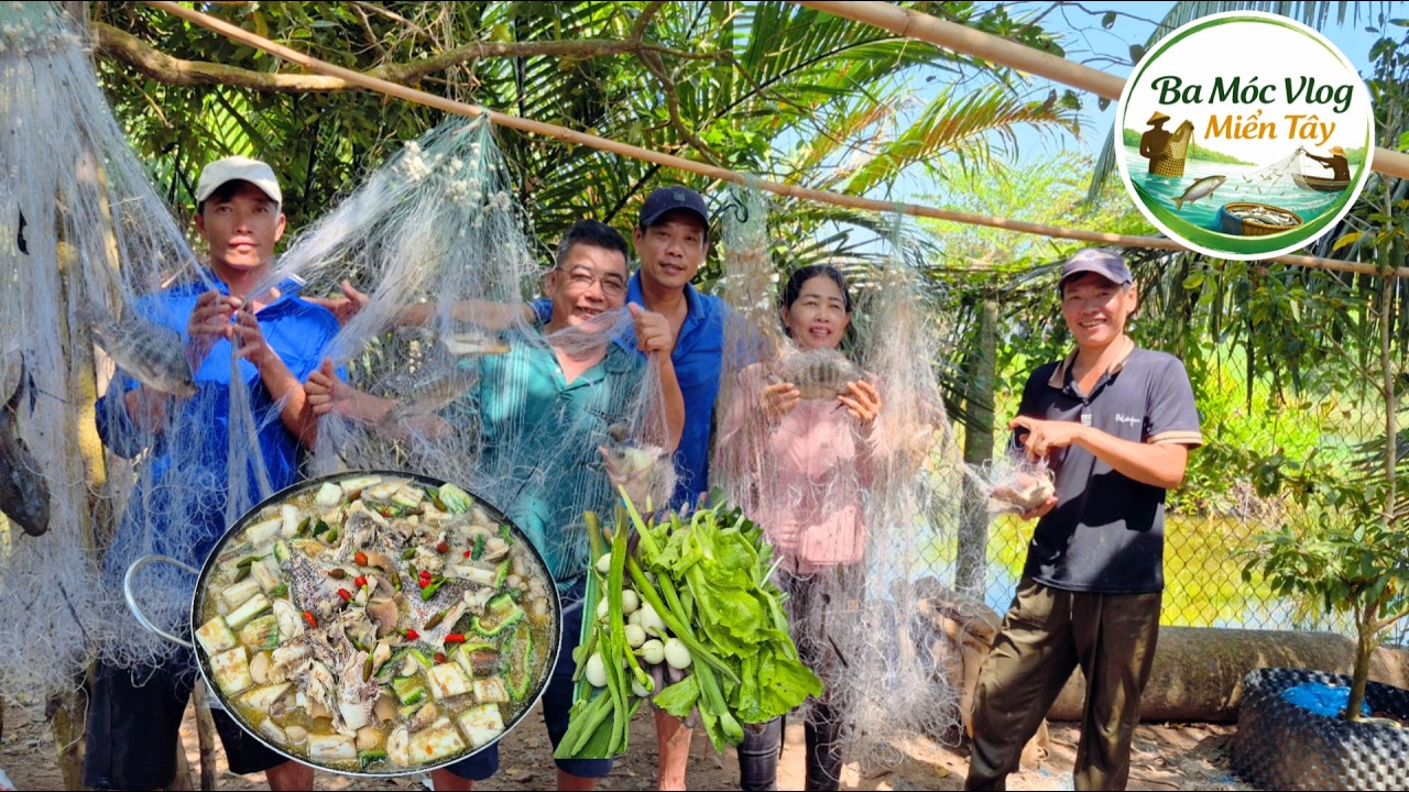 Giăng Lưới Trúng Mẻ Cá Phi Hàng Khủng – Thành Quả Tuyệt Vời Giữa Miền Quê #bamocvlogmientay