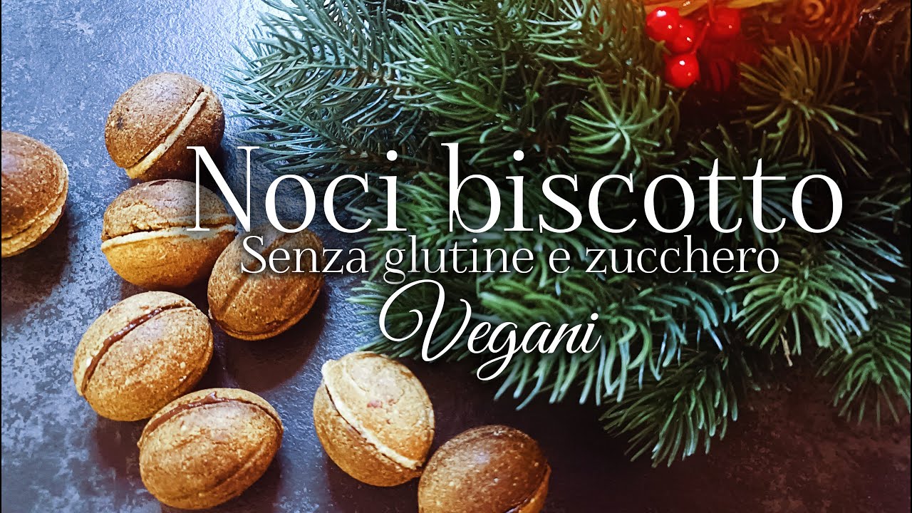 Noci Biscotto senza Glutine e Zucchero
