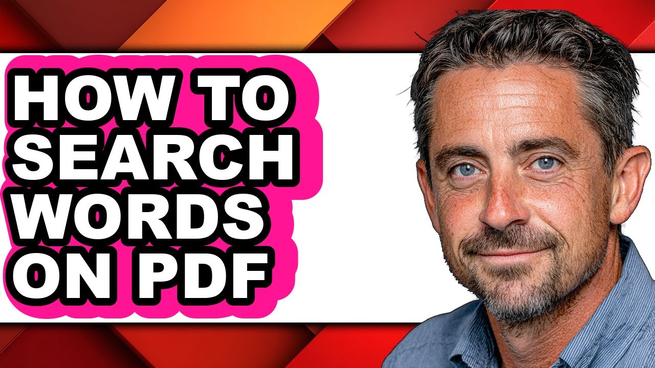 How to Search Words on Pdf - Full Guide