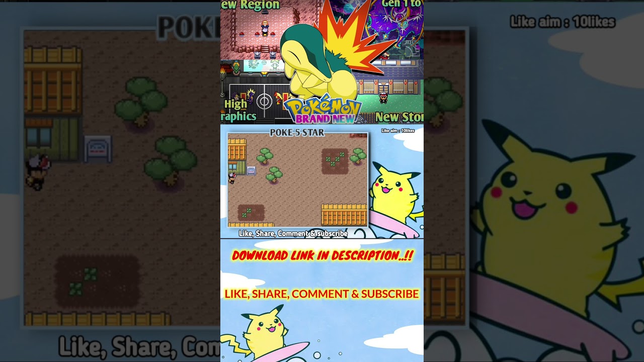 New pokemon gba rom hack 2025 with download link 