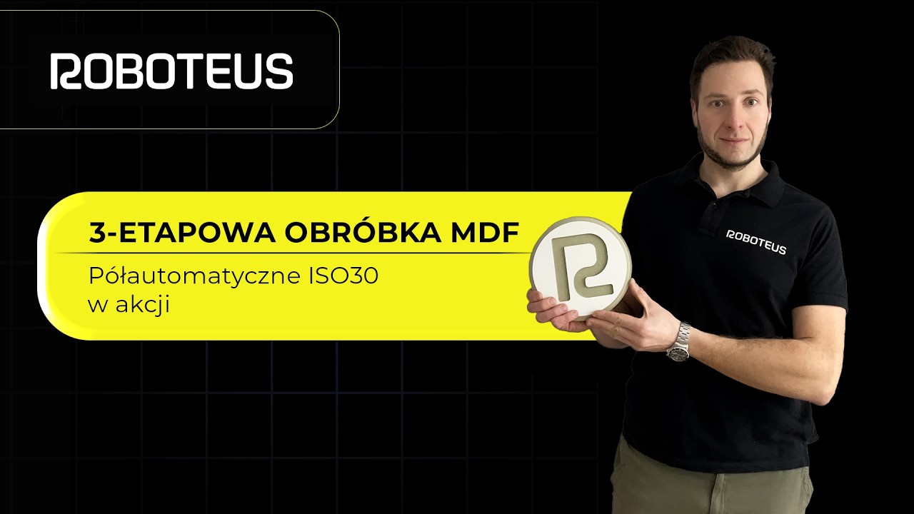 Pełny proces CNC: Od CAD/CAM do gotowego detalu w MDF 19mm | Roboteus RBF 1325V
