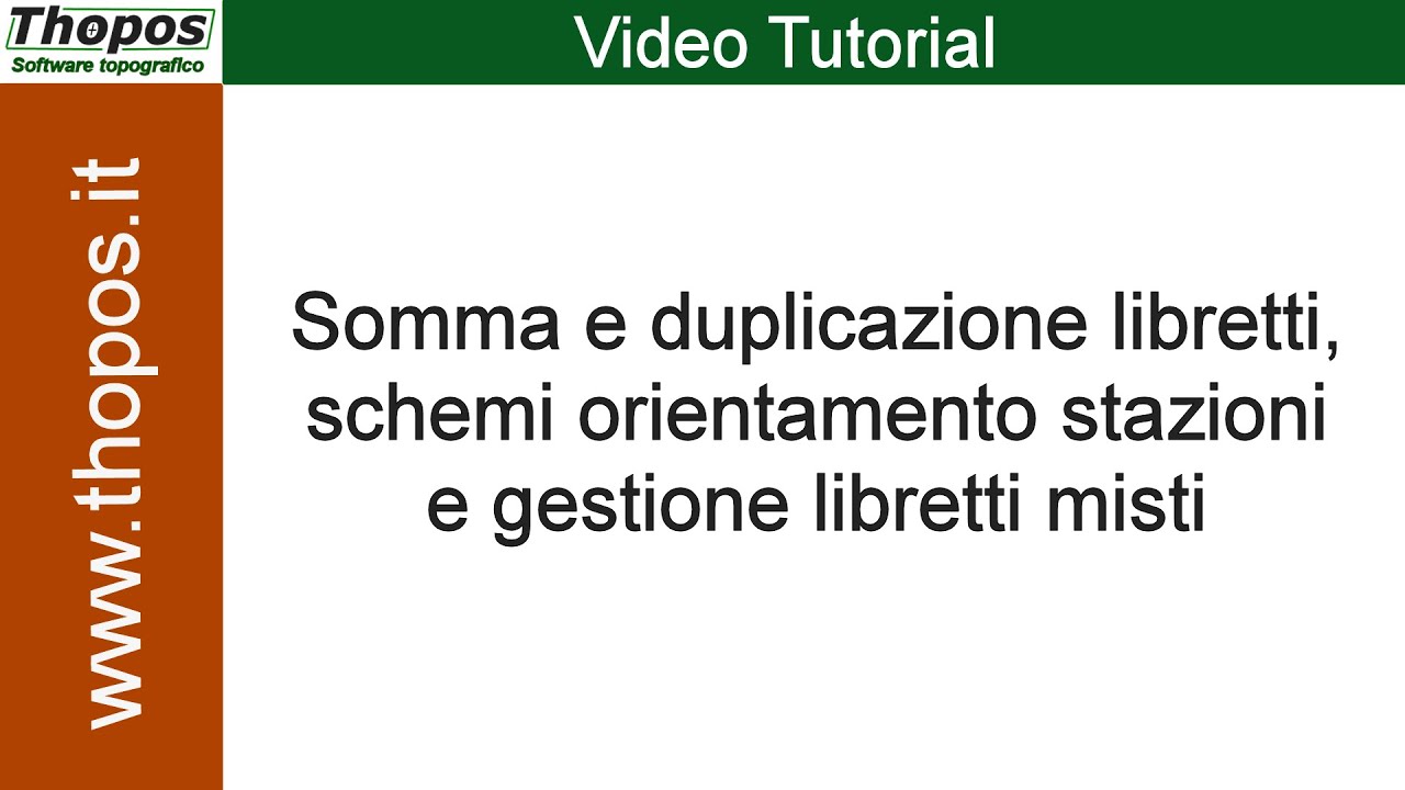 Gestione ed elaborazione libretti misti