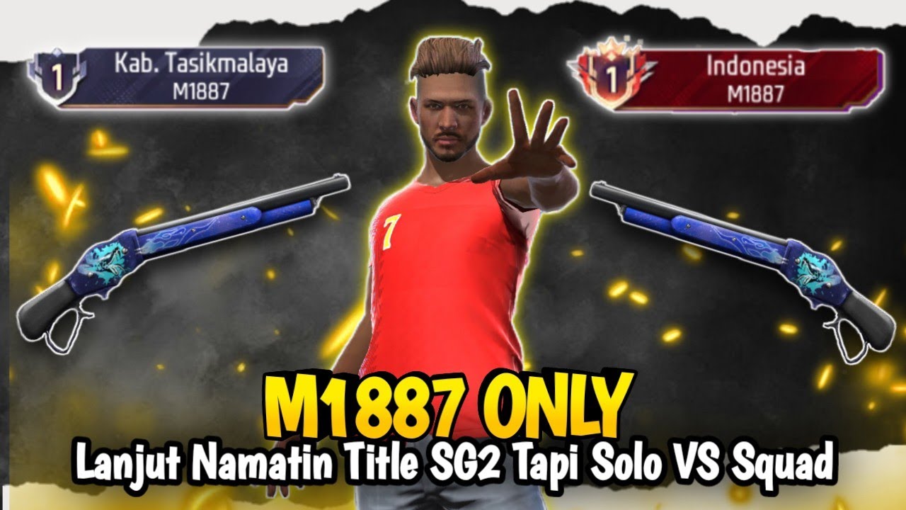 Namatin Title M1887 Dari Top Kota Sampai Top Indonesia Tapi Solo Vs Squad - BR Ranked 