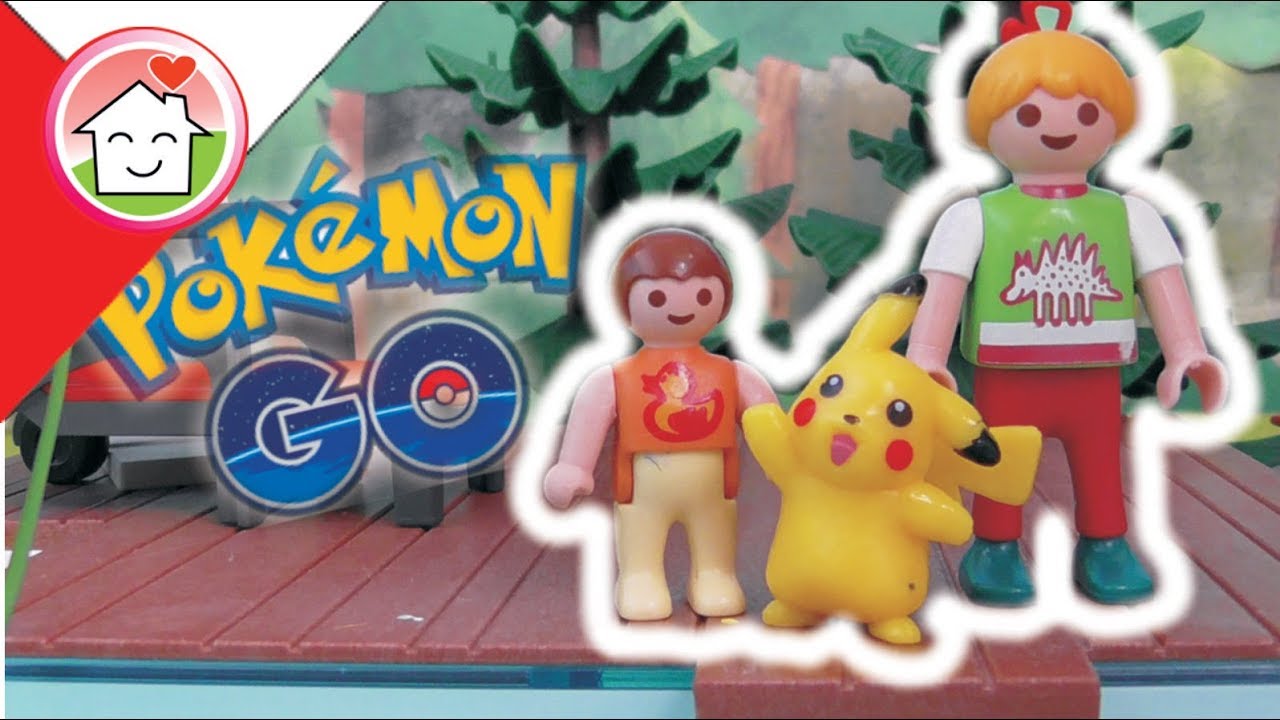 Playmobil po polsku  Pokemony - Rodziną Hauserów