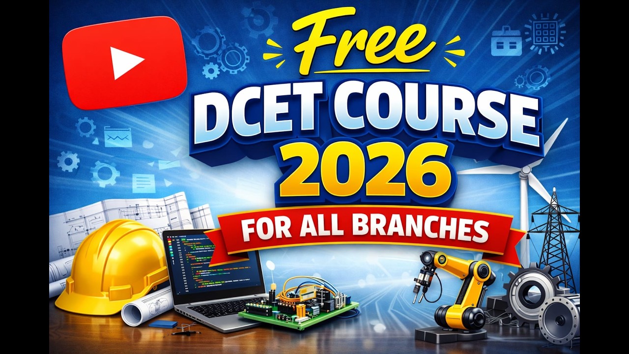 DCET 2026 | FREE COURSE @ FREE OF COST | USEFULL FOR ALL BRANCHES