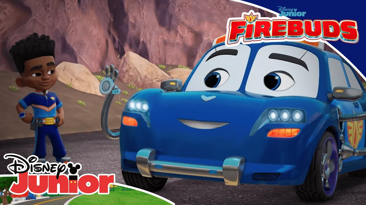 Piston's Driving School 🚗 | Firebuds 🚨 | Disney Junior MENA