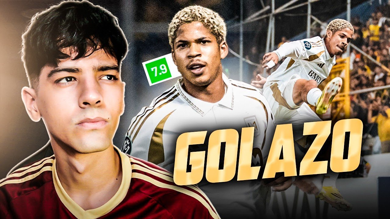 🔥🇻🇪 ¡PARTIDAZO DE DAVID MARTINEZ EN LAFC! | Gol y penal | LAFC 6-1 Real España | RedWine