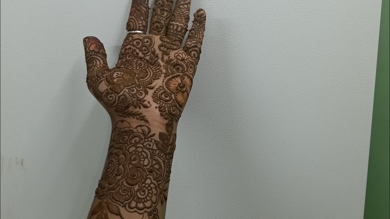Easy heena foral design tutorial | see full vedio | #heenaclass 