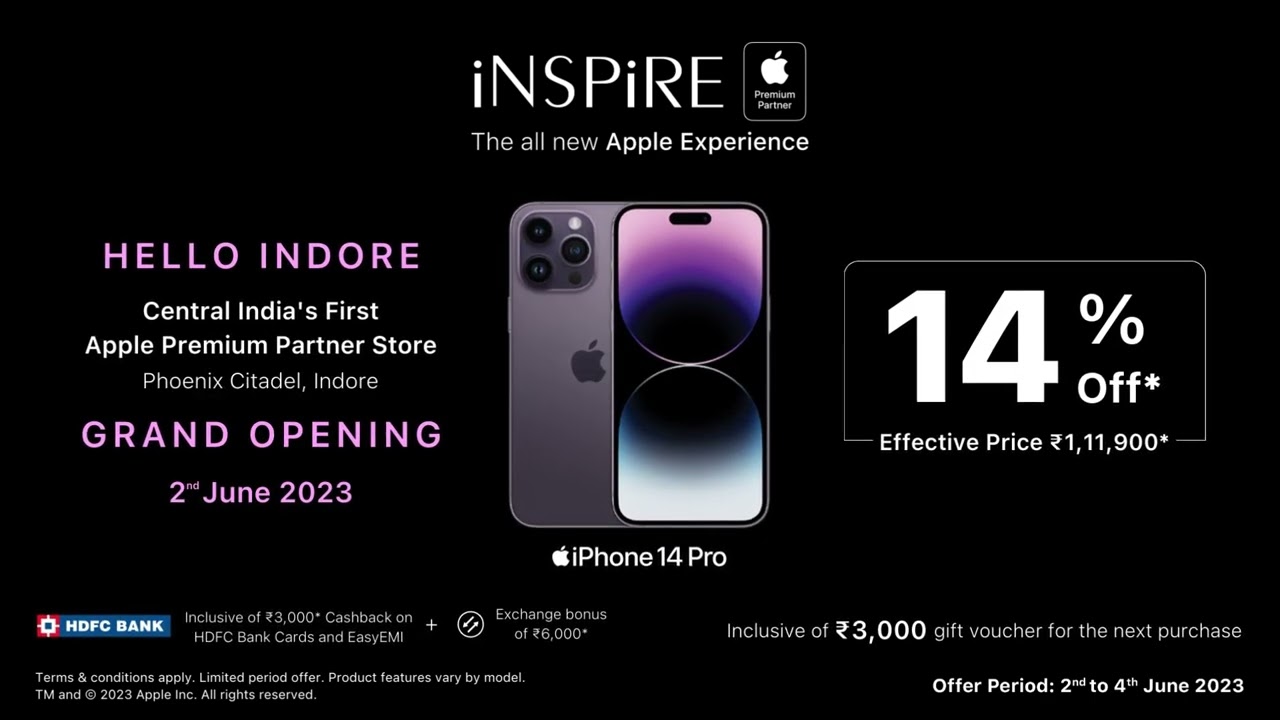 Central India's First Apple Premium Partner Store at Phoenix Citadel, Indore
