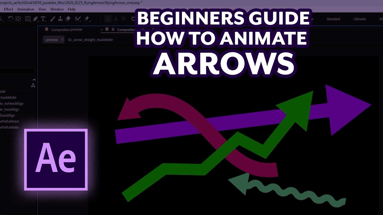 Beginners Guide on How to Animate Arrows in After Effects