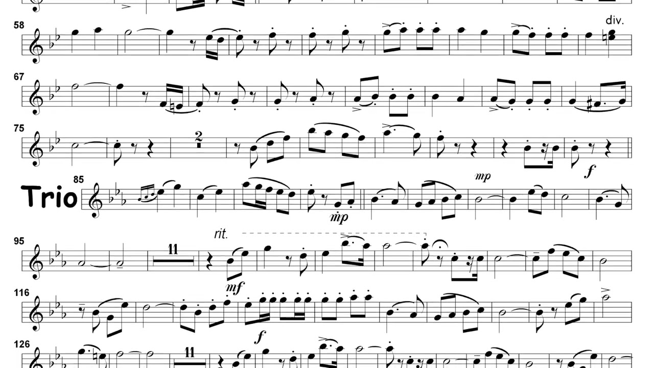 Playback 1. Fl&uuml;gelhorn Auf der Vogelwiese, jetzt mitspielen mit den Glorreichen Acht