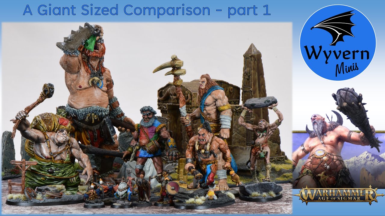 Giant size comparison - Sons of Behemat Gargants