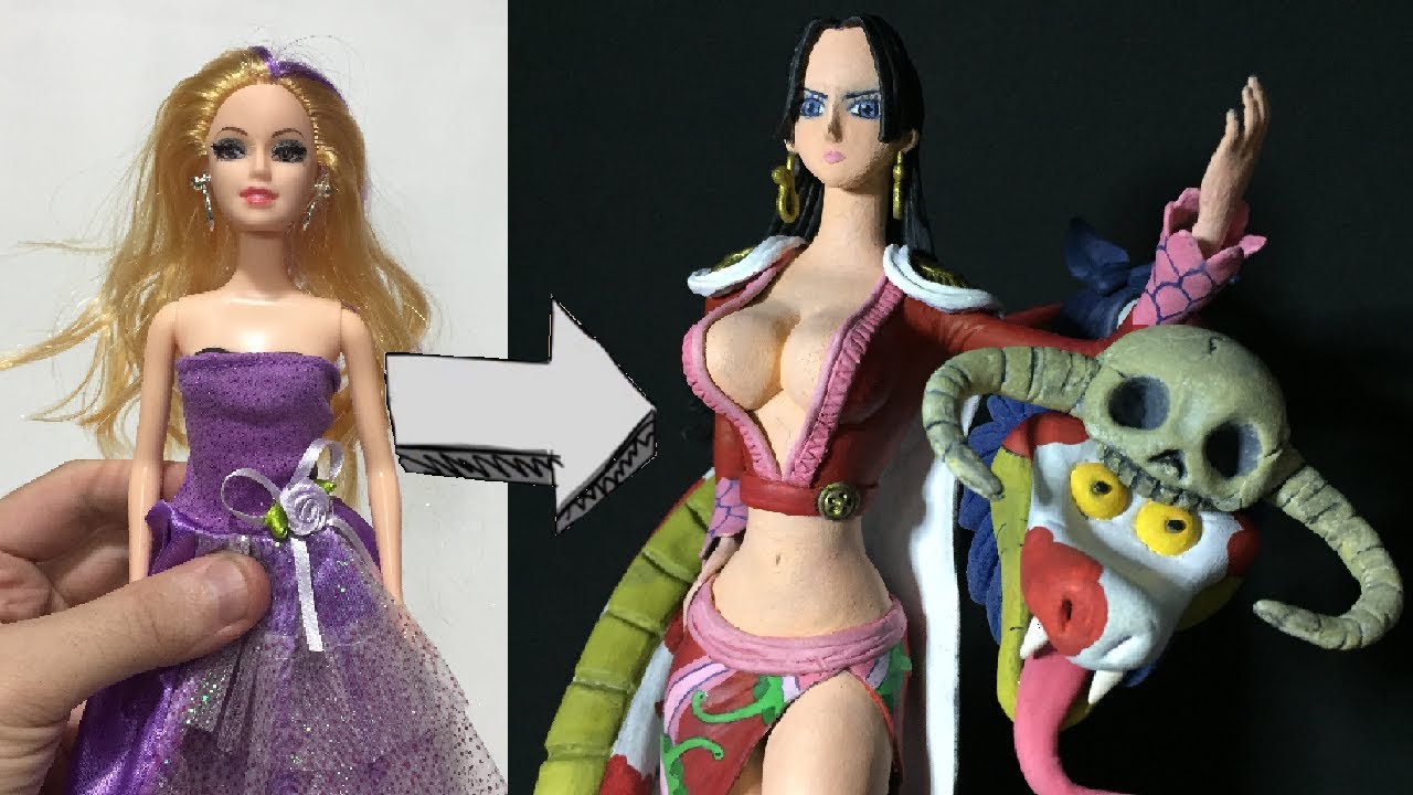 TRANSFORMANDO UMA BARBIE NA BOA HANCOCK (ONE PIECE) - TOY MAKEOVER - Buraco Nerd