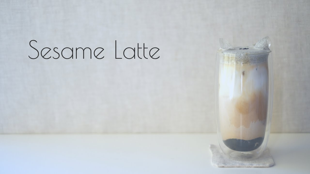 Relaxing Home Cafe - Sesame latte/참깨 라떼/芝麻拿鐵￼