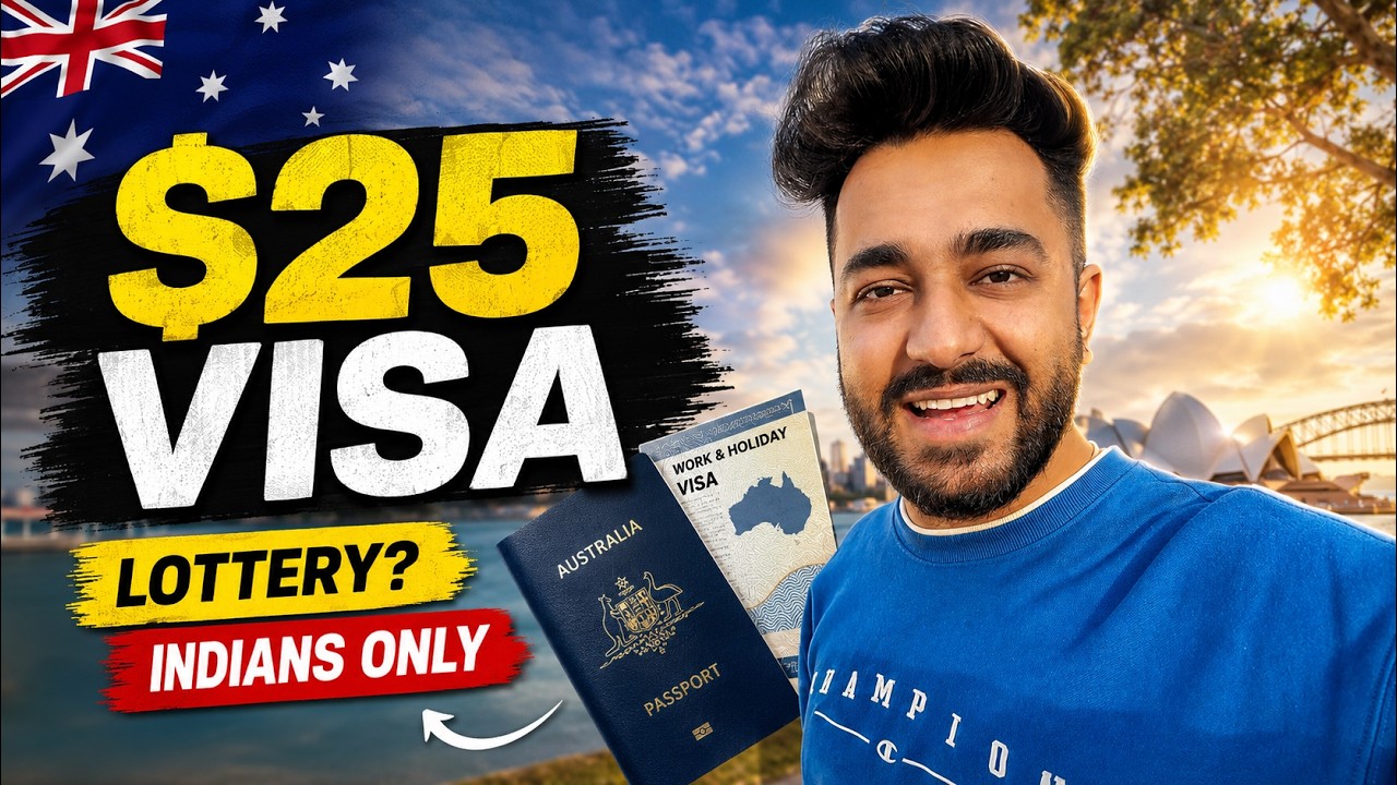 Australia&rsquo;s $25 Lottery Visa for Indians 🇦🇺 | New Work & Holiday Visa