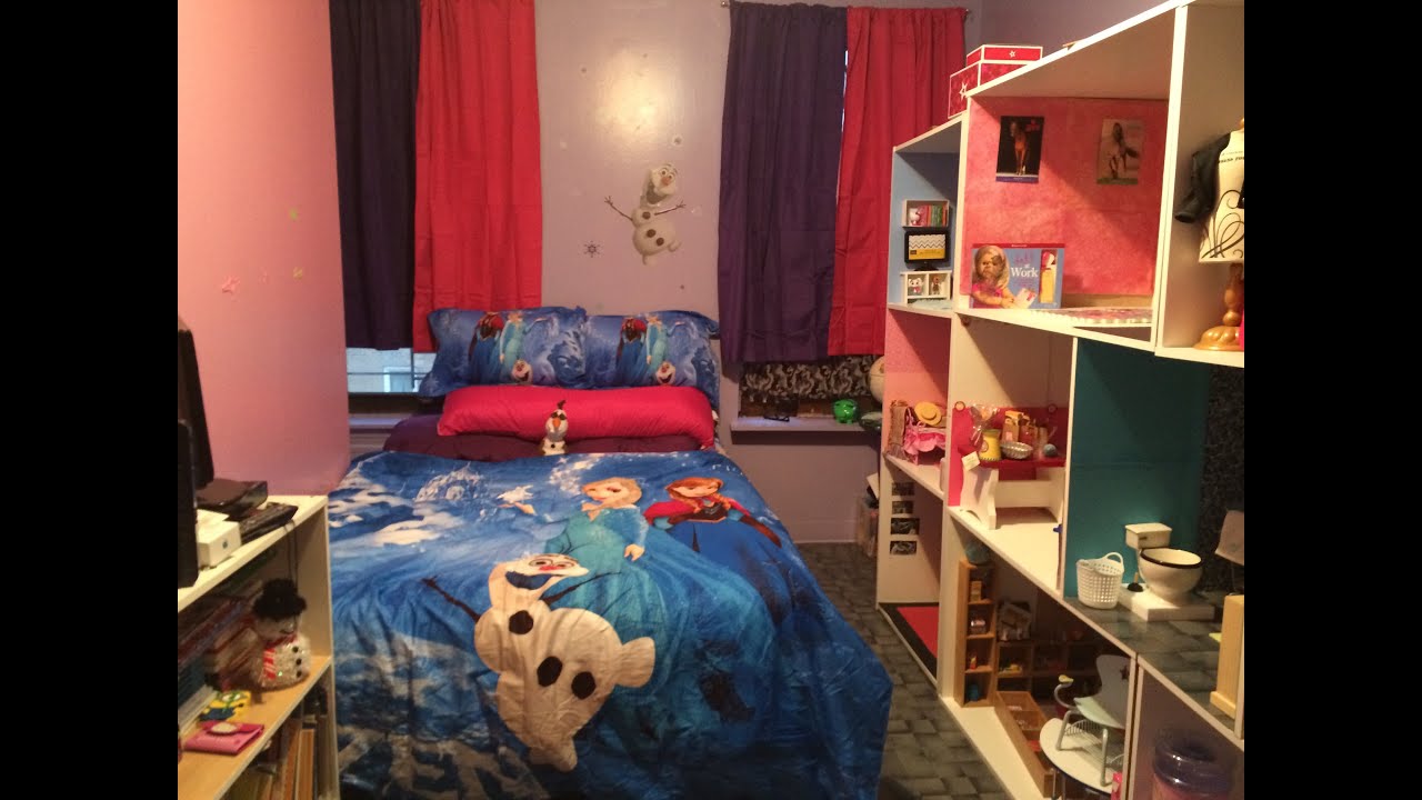 Huge American Girl Doll House made out of bookshelves 2015