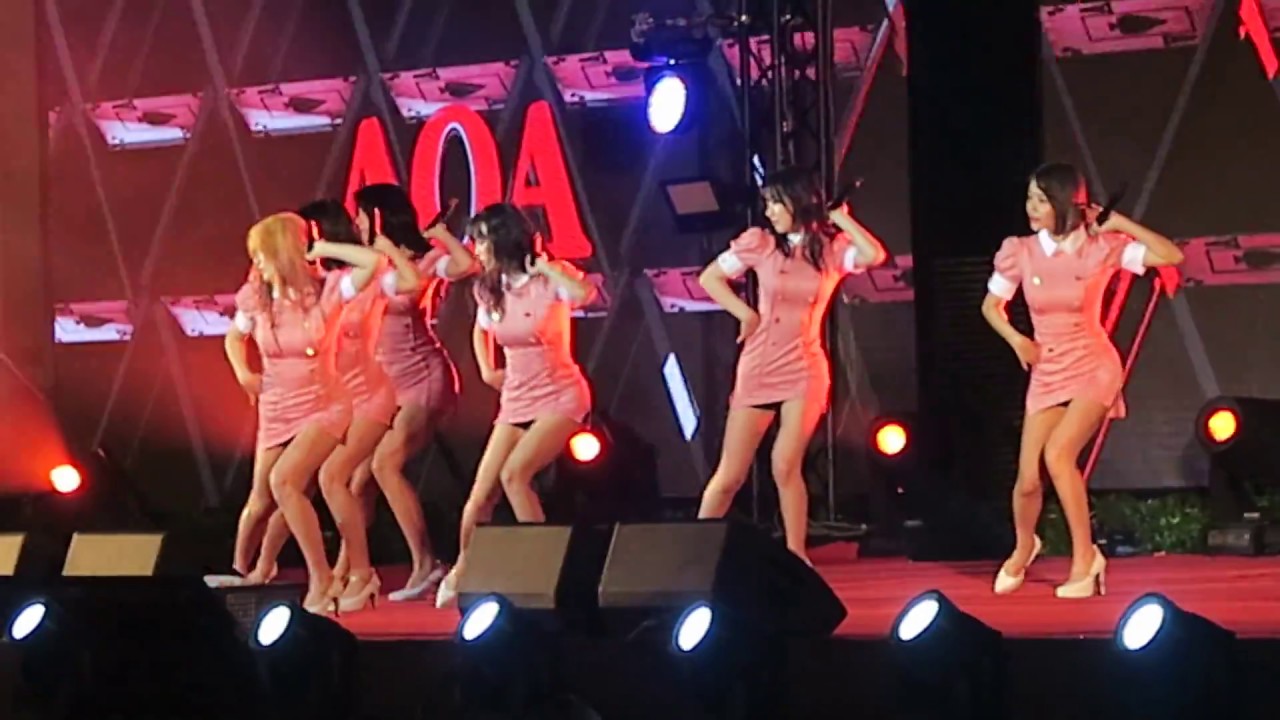 170411 AOA - bing bing (opening ShowDC in Bkk) by Lukkaewsone