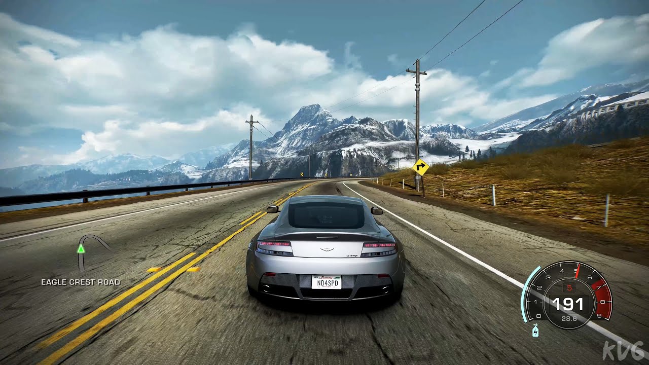 Need for Speed: Hot Pursuit Remastered - Aston Martin V12 Vantage - Open World Free Roam Gameplay