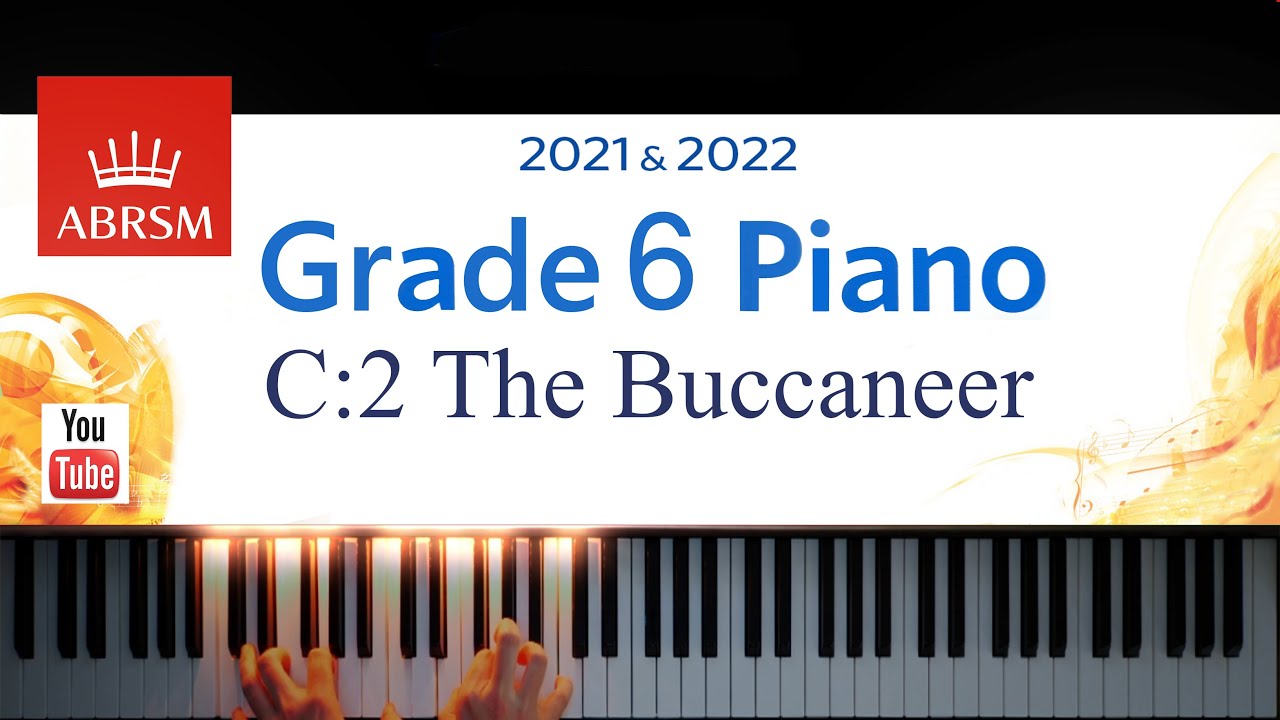 ABRSM 2021-2022 Grade 6, C:2. The Buccaneer ~ Malcolm Arnold. Piano exam piece