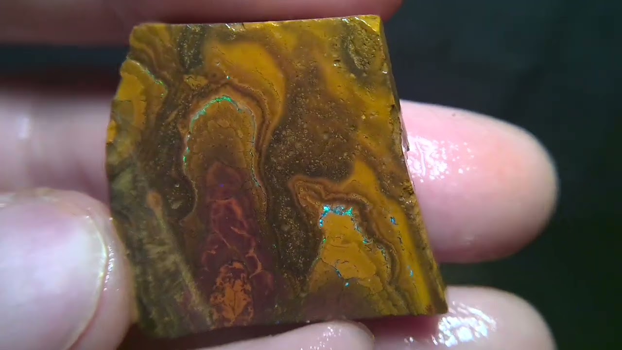 1135cts Natural boulder opal rough parcel, 15 colourful pieces in total